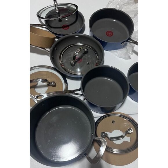 T-Fal Ceramic Non-stick Performance 10 Pieces Set Pan Cookware - Picture 4 of 6